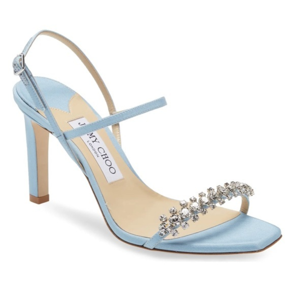 Jimmy Choo Meira‎ Crystal slingback sandal size 39EU